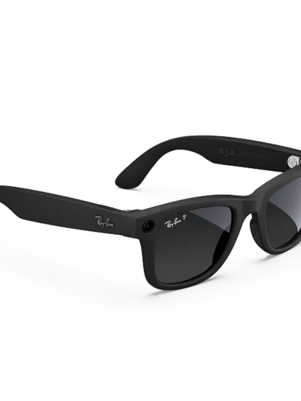 NIB Ray-Ban Matte Black Wayfarer Sunglasses with Dark Lenses $396